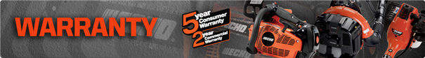 Warranty - 5 Year Consumer Warranty - 2 Year Commercial Warranty