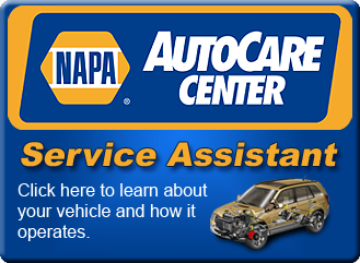 NAPA AutoCare Center - Service Assistant - Click here to learn about your vehicle and how it operates.